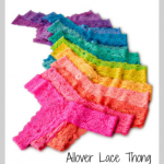 F21 Allover Lace Thongs