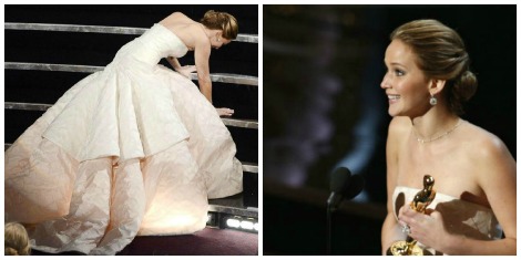 Jennifer Lawrence Fall
