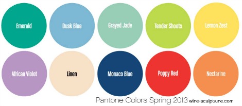 spring 2013 pantone colors