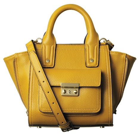 yellow mini satchel