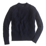 COTTON CABLE SWEATER