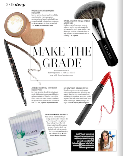 August Magazine Article for Beauty Blog